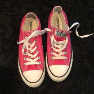 Ladies Pink Converse 7.5